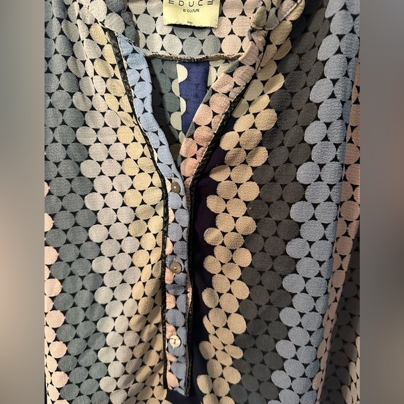 Educe by Culture European Blouse. Relaxed Fit & Flattering Bought in Norway XXL - Picture 3 of 7
